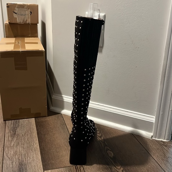 Jeffrey Campbell Studded Suede Boots - Picture 9 of 9